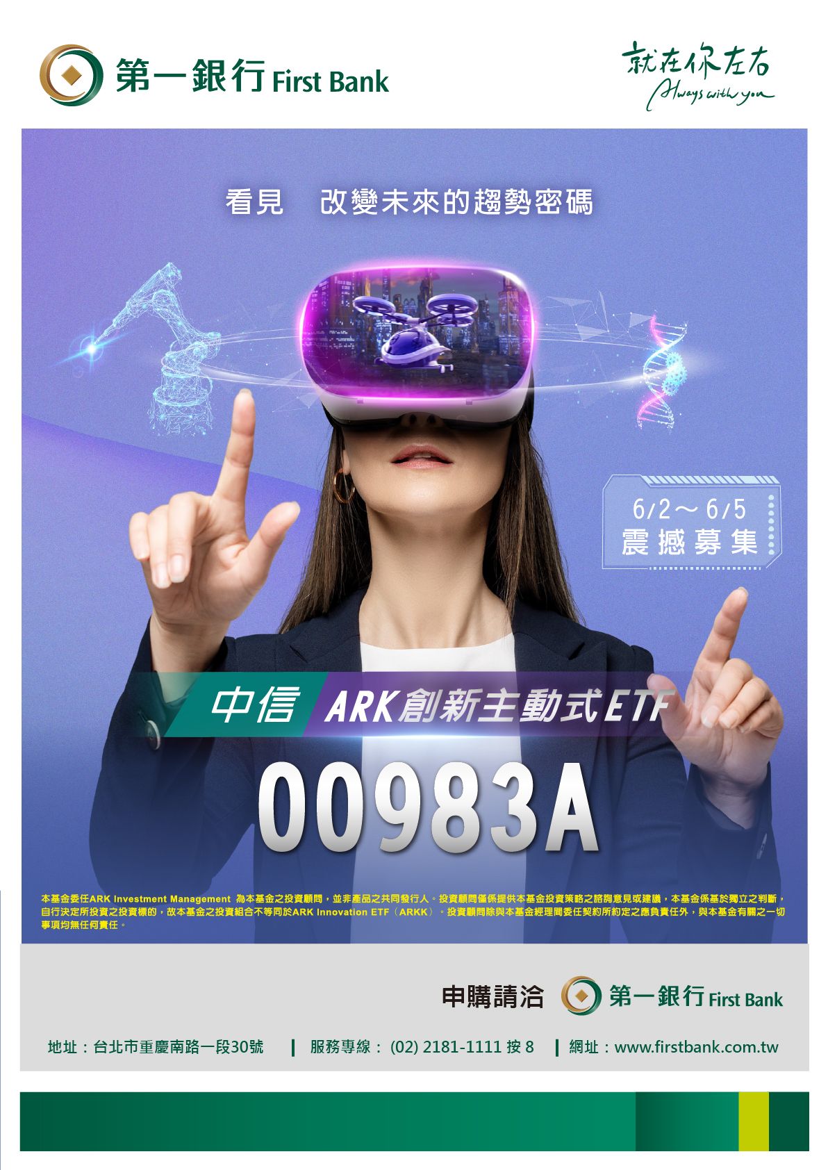 中國信託ARK創新主動式ETF基金