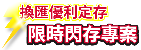 換匯優利定存限時閃存專案
